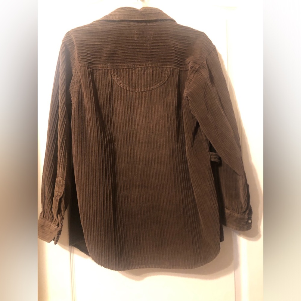 “At Last” Brown Corduroy Shirt Jac - Picture 2 of 6